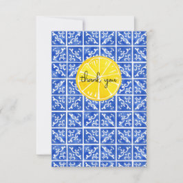 Lemon & Tile tackkort Tack Kort