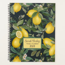 Lemon Träd Anpassningsbar Yarly Planner Hardcover