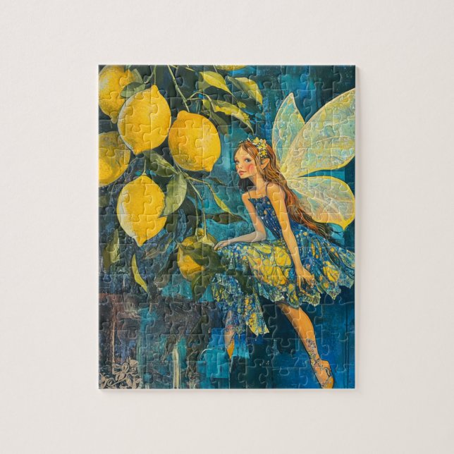Lemon Träd Fairy Pussel (Vertikal)