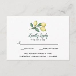 Lemon Träd Gren | Bröllop OSA med måltid