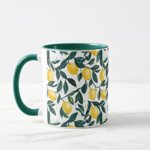 Lemon Träd Grenar 2-ton Gult Mugg