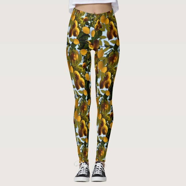 Lemon Träd Leggings (Framsida)