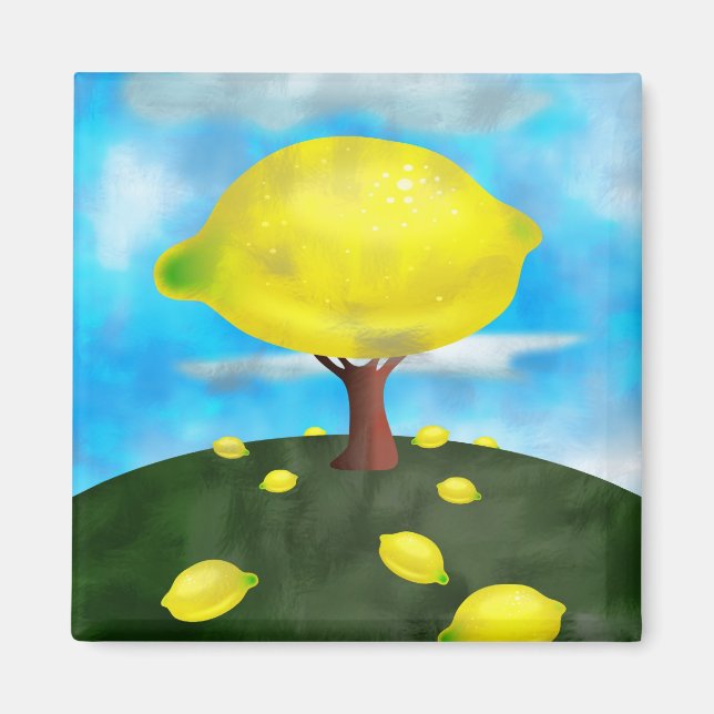 Lemon Träd Magnet (Framsidan)