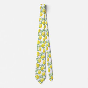 Lemon Träd Mönster Slips