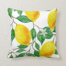 LEMON TRÄD PILLOW, Gult och Grönt