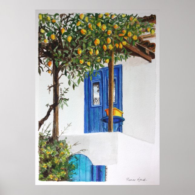 Lemon Träd Poster (Framsidan)