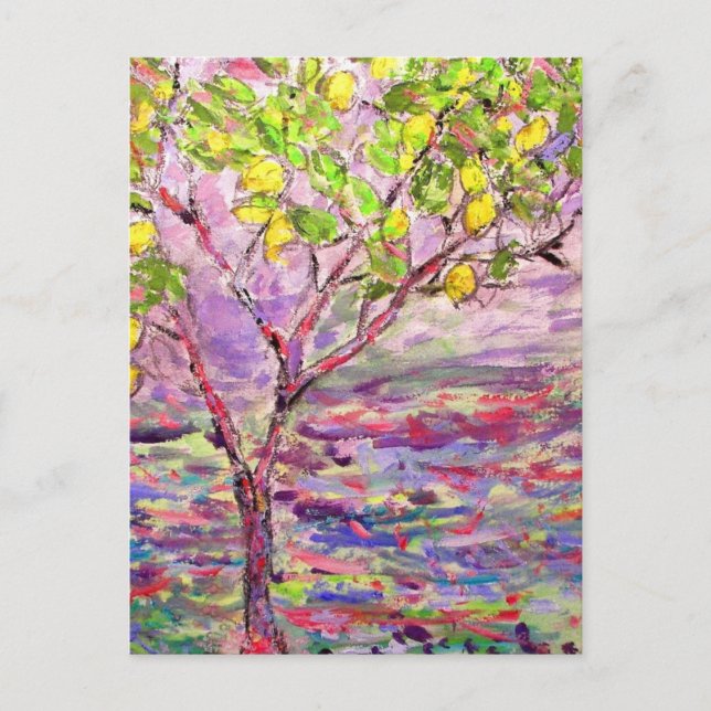 Lemon Träd Zen Vykort (Framsida)