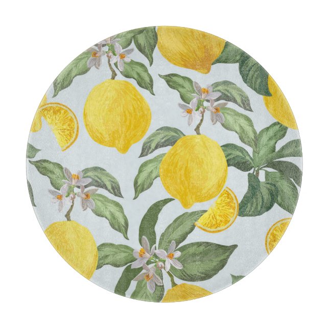 Lemon Tropical Fruit Vintage Mönster (Framsidan)