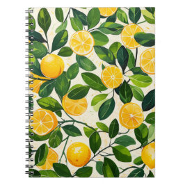"Lemon Twist Notebook" Anteckningsbok