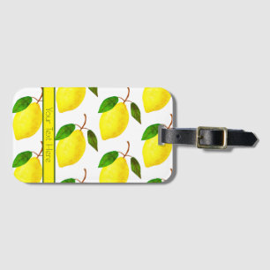 Lemon-utskrift Bagagebricka