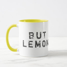 Lemon vatten mugg