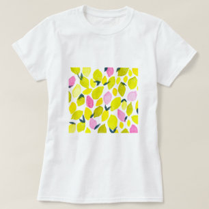 Lemon vattencolor mönster t shirt