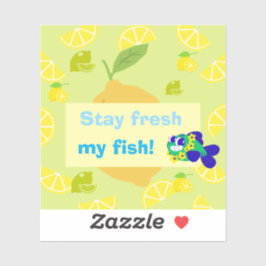 Lemon Vibes  Klistermärken