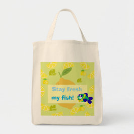 Lemon Vibes Tote Bag Tygkasse