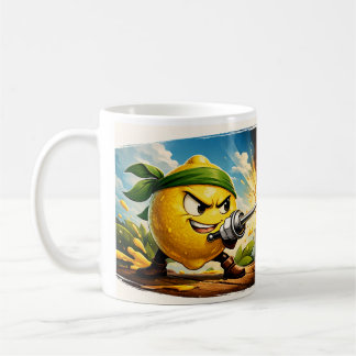 Lemon vs Coffee Duel Mug – FunnClassic Mug, 325 ml Kaffemugg