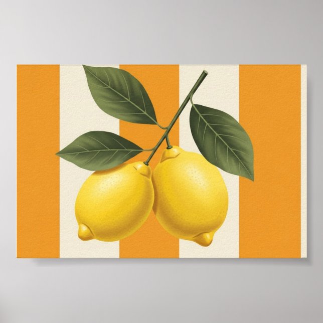 Lemon Wall Art Poster (Framsidan)