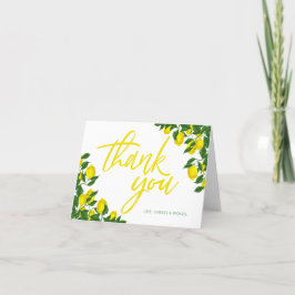 Lemon Watercolor, sommartid, Möhippa Tack Kort