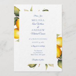 Lemon Wedding Invitation Suite Inbjudningar