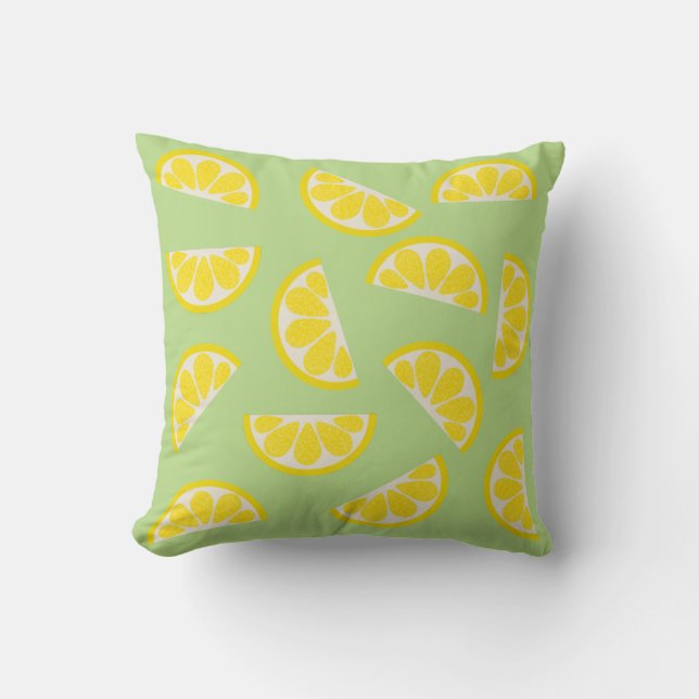 Lemon Wedges Pillow Kudde (Framsida)
