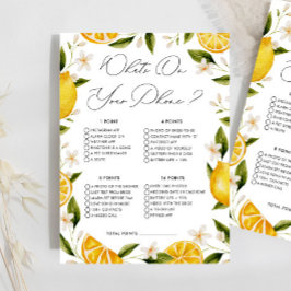 Lemon What on Your Mobil Möhippa Game