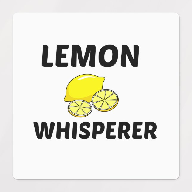 LEMON WHISPERER KLISTERMÄRKE (Design 1)