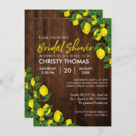 Lemon Wood Summer Möhippa Inbjudan