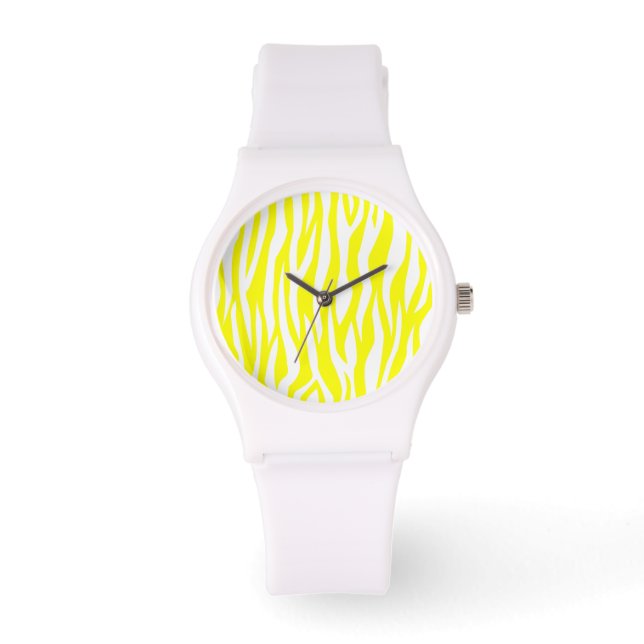 Lemon Zebra tryck Armbandsur (Framsida)