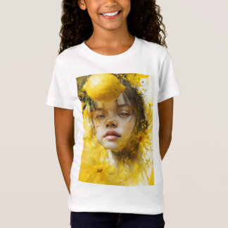 Lemon Zest: A Porträtt of Youthful Radiance" T Shirt