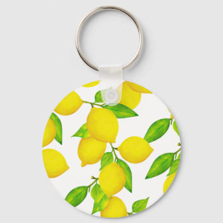 Lemon Zest Nyckel Charm Nyckelring