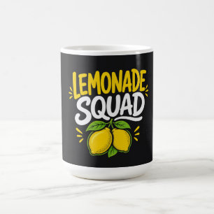 Lemonad Squad Rolig Sommar Design Kaffemugg