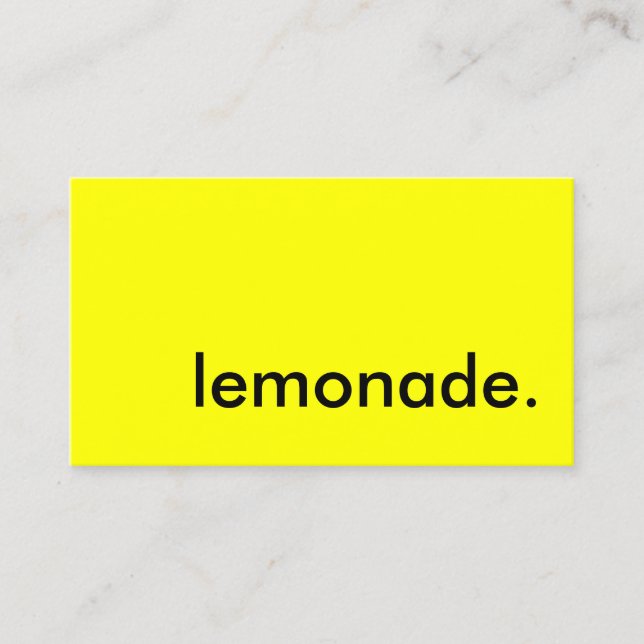 lemonad. visitkort (Framsida)