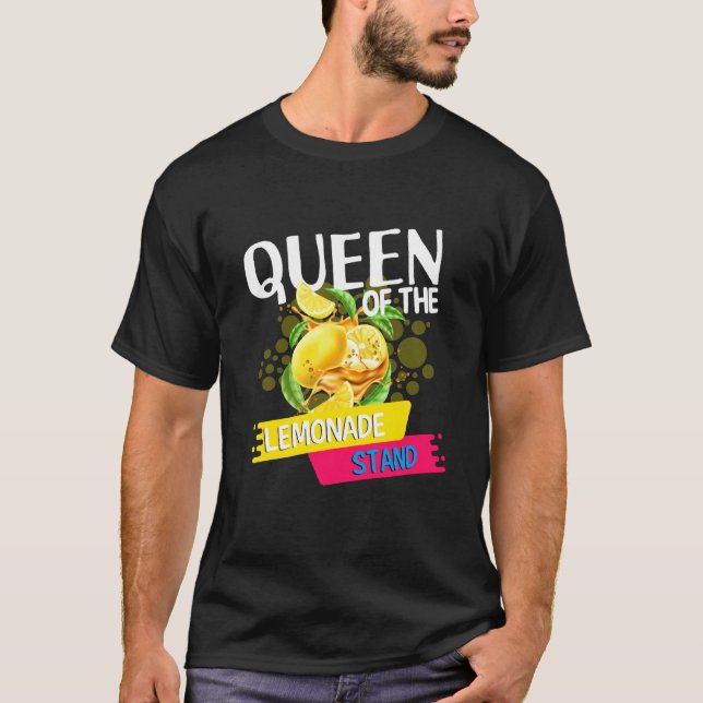 Lemonadadrottning Lemonadstånd VD T Shirt (Framsida)