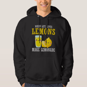 Lemonade Älskare Children Roligt Sour Lemon Glass Hoodie