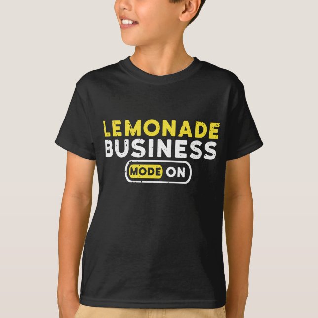 Lemonade business Mode på sommarfruktsaft T Shirt (Framsida)