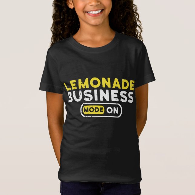Lemonade business Mode på sommarfruktsaft T Shirt (Framsida)