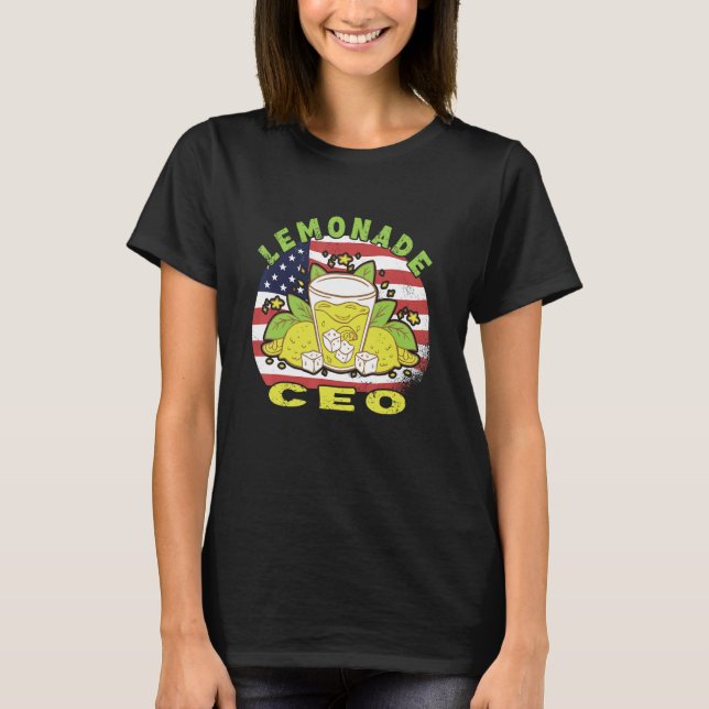 Lemonade Ceo Lemonade Business T Shirt (Framsida)