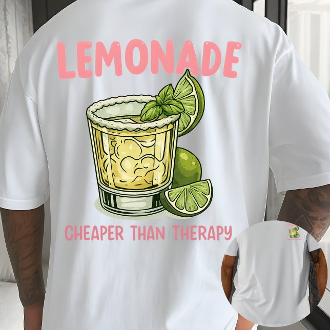 Lemonade Cheaper  Funny Summer Drink cocktail T Shirt (Skapare uppladdad)