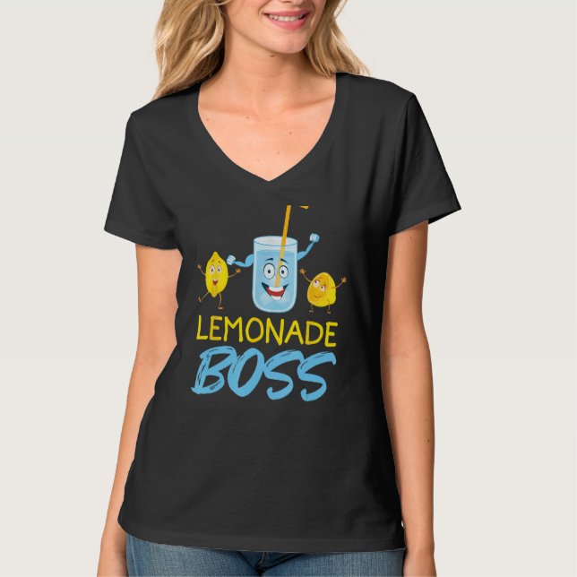 Lemonade Chef Lemon Juice T Shirt (Framsida)