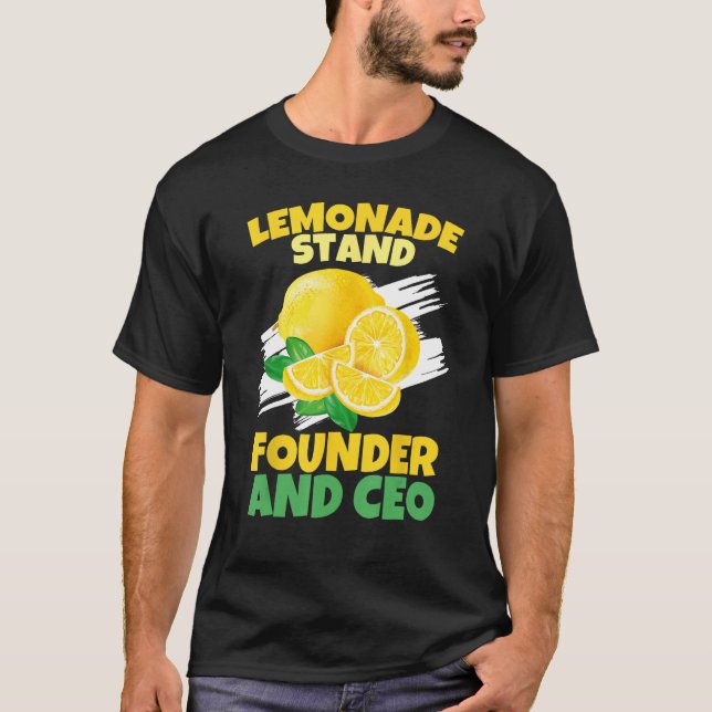 Lemonade Crew Funny Ställgåvor för barn Lemon Lov T Shirt (Framsida)
