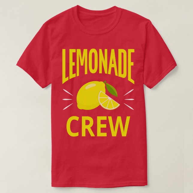 Lemonade Crew I Summer och Lemons T Shirt (Design framsida)