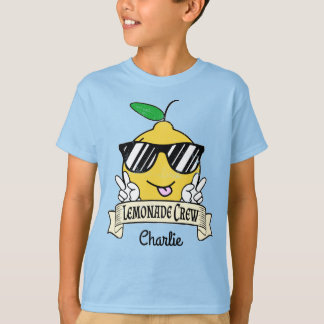 Lemonade Crew - Kawaii Peace Hand och Sunglasses T Shirt