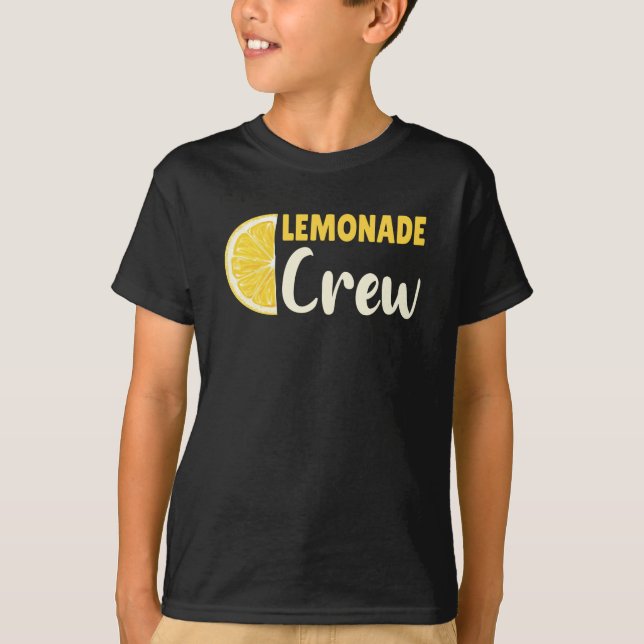 Lemonade Crew Kawaii Summer Fruit Lemon T Shirt (Framsida)