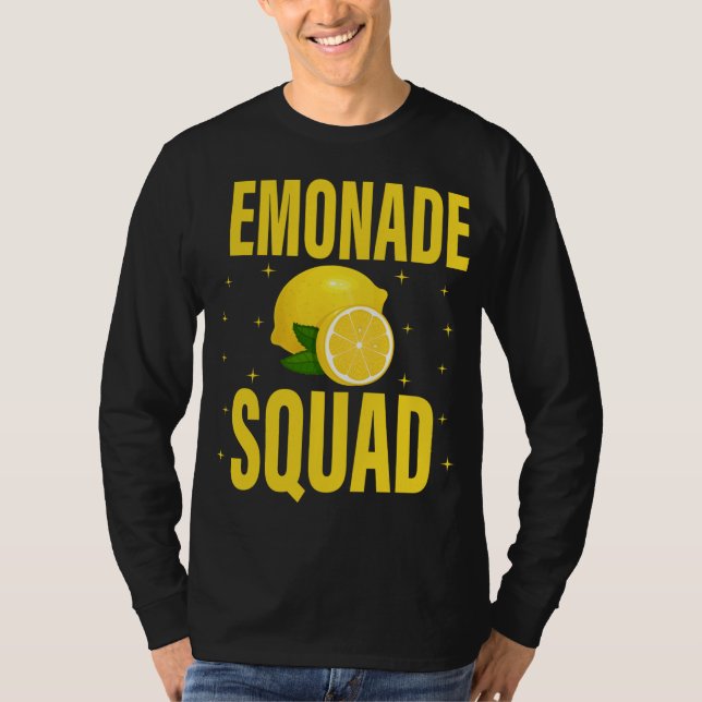 Lemonade Crew Lemon Älskare Lemonade Squad, sommar T Shirt (Framsida)
