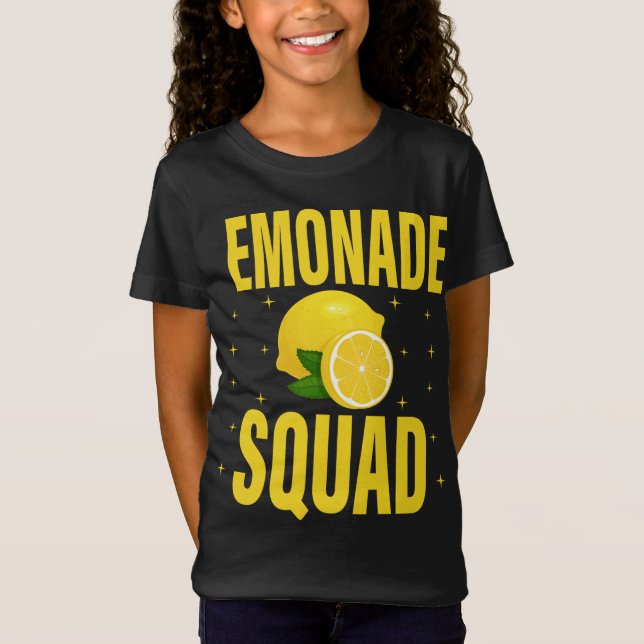 Lemonade Crew Lemon Älskare Lemonade Squad, sommar T Shirt (Framsida)