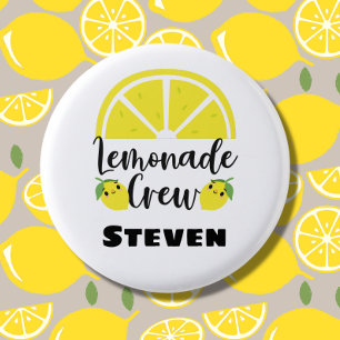 Lemonade Crew Personlig Lemonade-ställ Knapp
