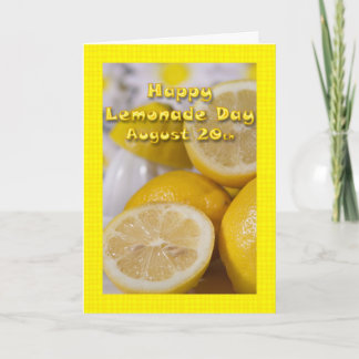 Lemonade Day-kort 20 augusti Kort