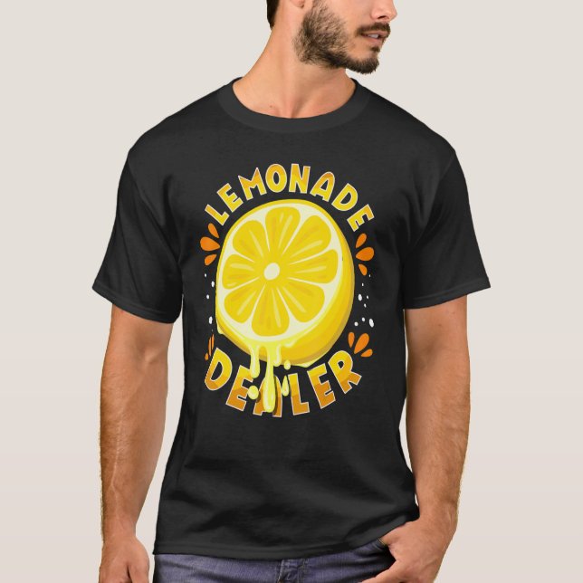 Lemonade Dealer Lemon Stat Juice T Shirt (Framsida)