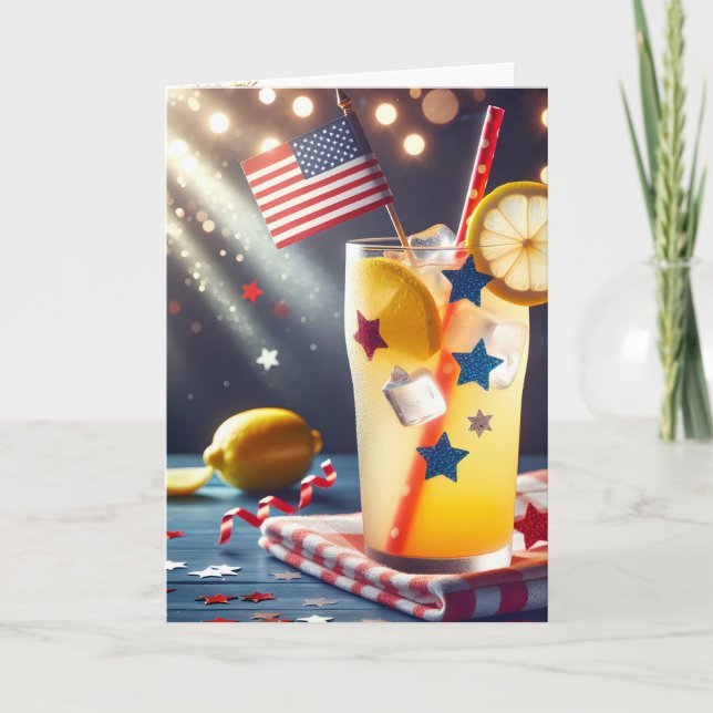 Lemonade den 4 juli kort (Framsida)