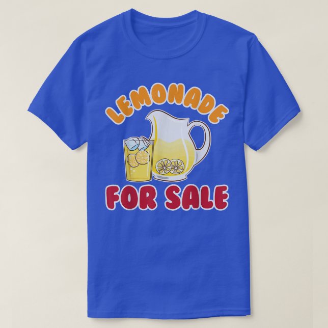 Lemonade for Sale Juice stand lemonade Älskare T-S T Shirt (Design framsida)