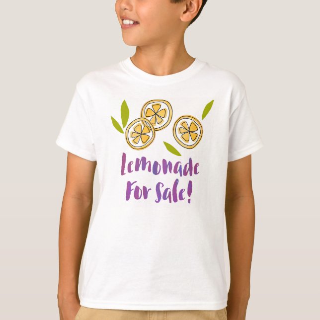 Lemonade för säljbara Lemonade stativ Tee (Framsida)